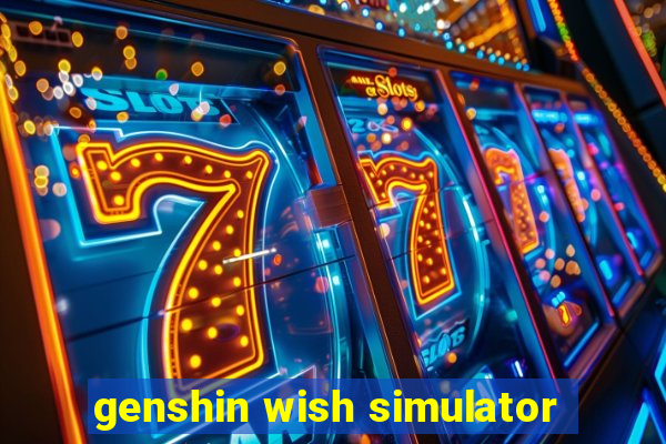 genshin wish simulator
