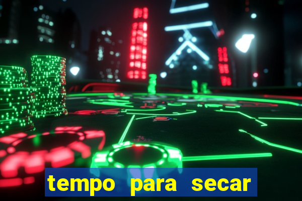 tempo para secar cola de cano