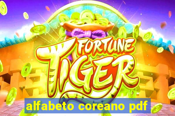 alfabeto coreano pdf