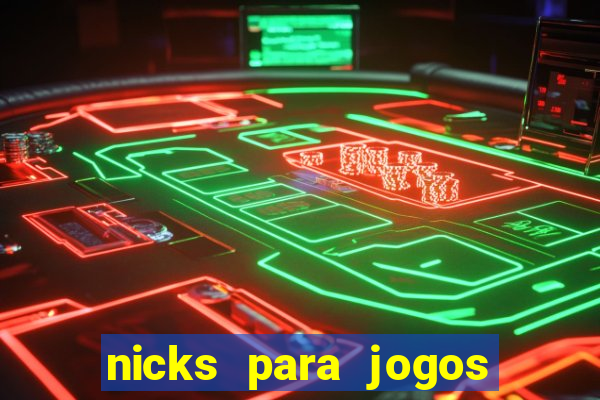 nicks para jogos de tiro
