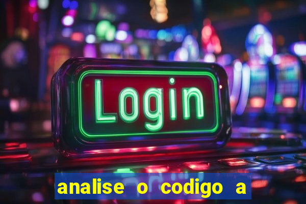 analise o codigo a seguir 1 import javax.swing.joptionpane
