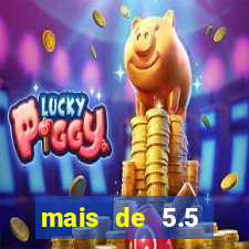 mais de 5.5 escanteios o que significa