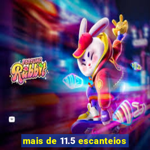mais de 11.5 escanteios