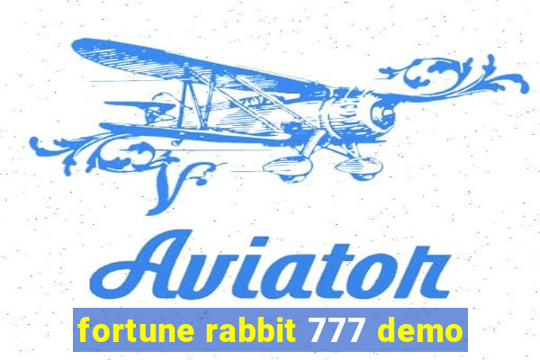 fortune rabbit 777 demo