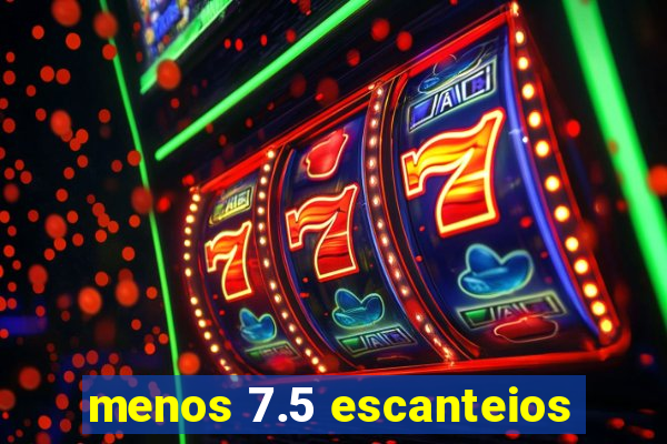 menos 7.5 escanteios