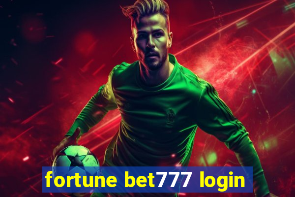 fortune bet777 login