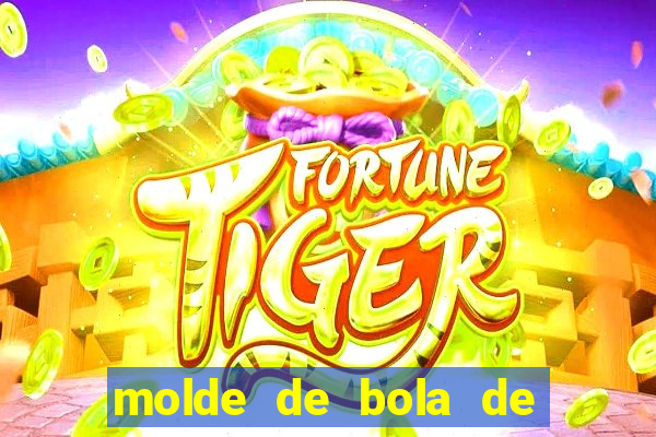 molde de bola de futebol para imprimir