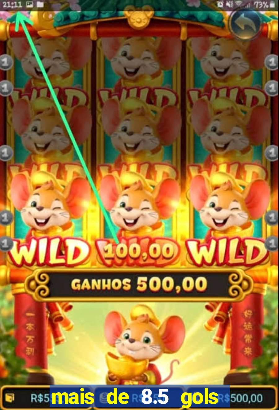 mais de 8.5 gols o que significa
