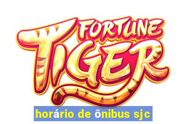 horário de ônibus sjc
