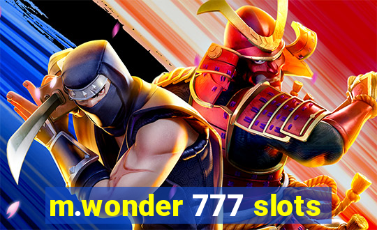 m.wonder 777 slots