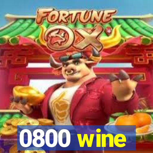 0800 wine