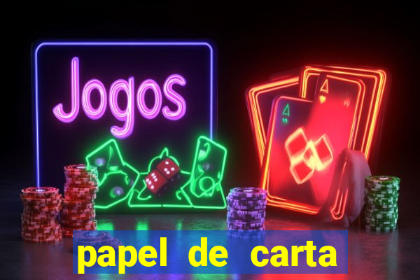 papel de carta masculino para imprimir