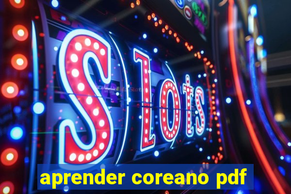 aprender coreano pdf