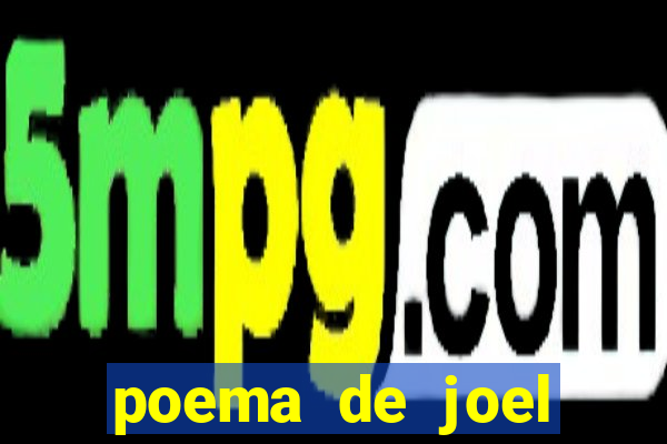 poema de joel rufino dos santos