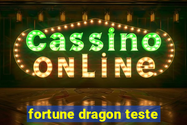 fortune dragon teste