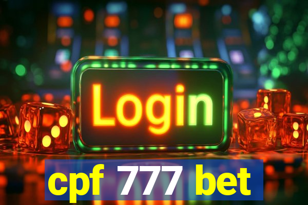cpf 777 bet