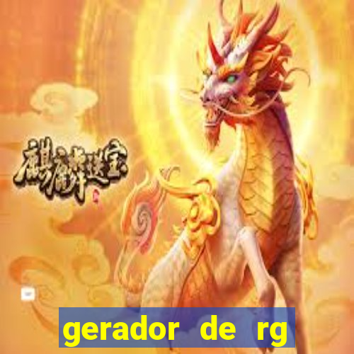 gerador de rg frente e verso