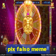 pix falso meme