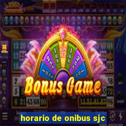 horario de onibus sjc