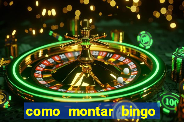 como montar bingo brinquedos toia