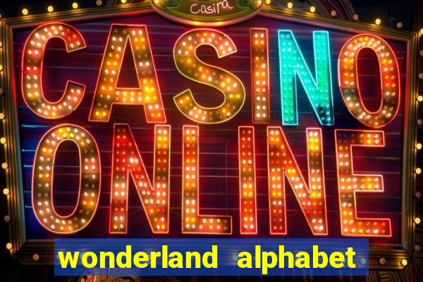wonderland alphabet comic studio