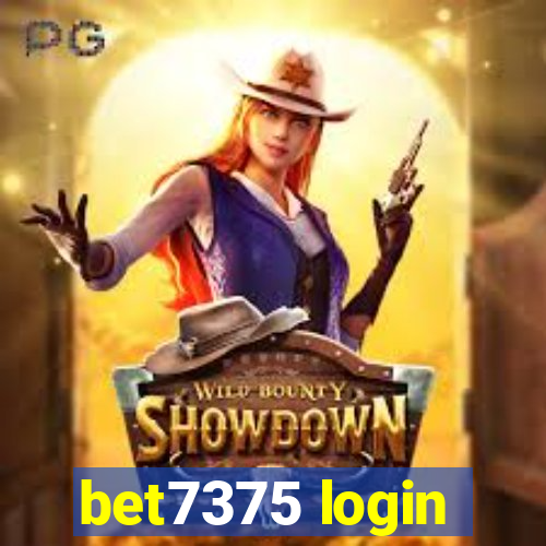 bet7375 login