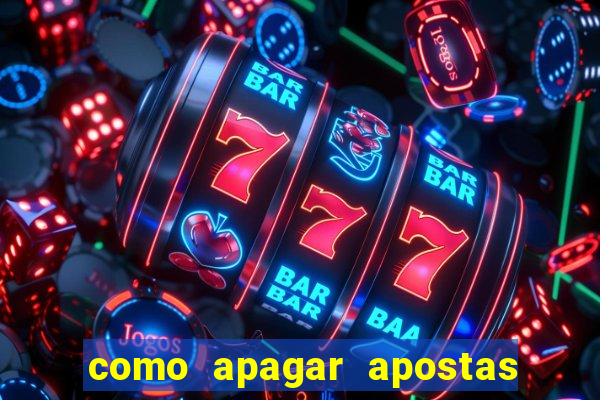 como apagar apostas no app da caixa