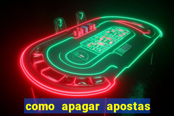 como apagar apostas no app da caixa