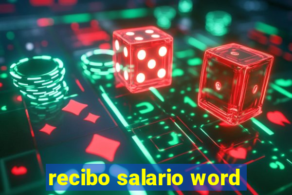 recibo salario word