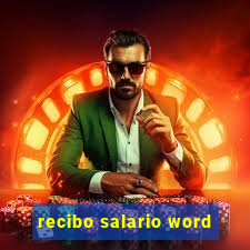 recibo salario word