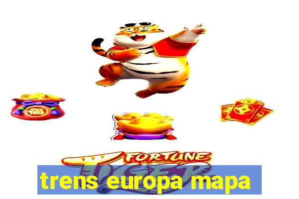 trens europa mapa