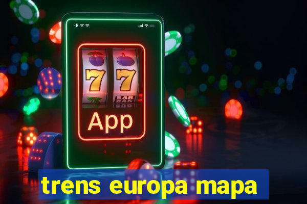trens europa mapa