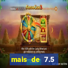 mais de 7.5 escanteios o que significa