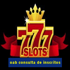 oab consulta de inscritos