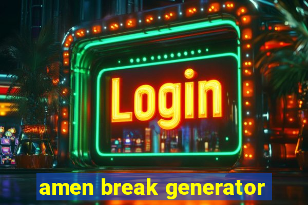 amen break generator