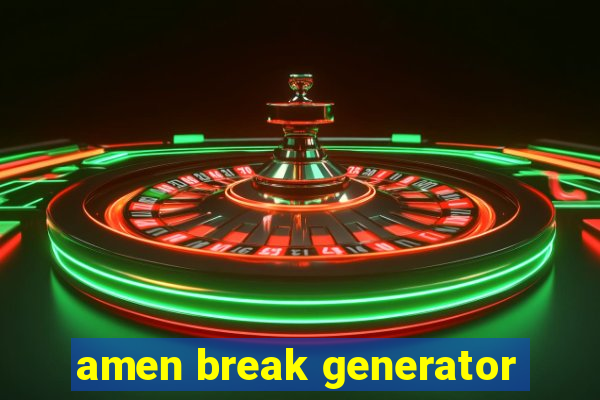 amen break generator