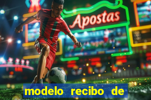 modelo recibo de pagamento autonomo