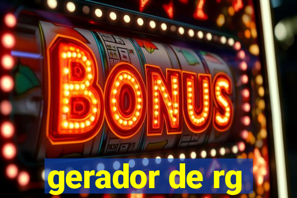 gerador de rg