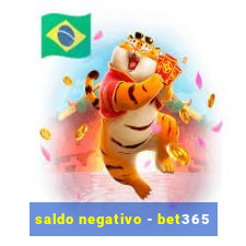 saldo negativo - bet365