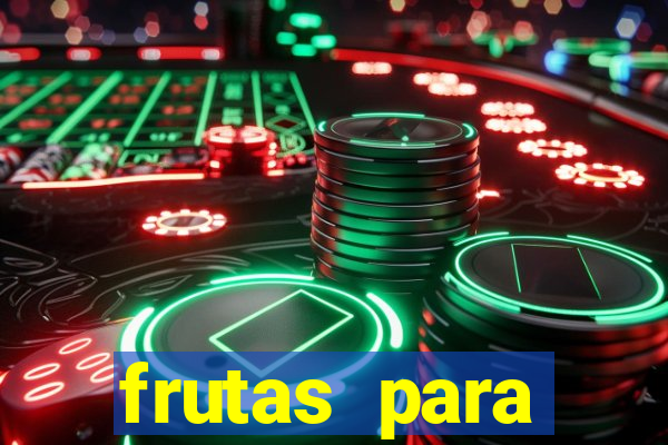 frutas para imprimir e recortar
