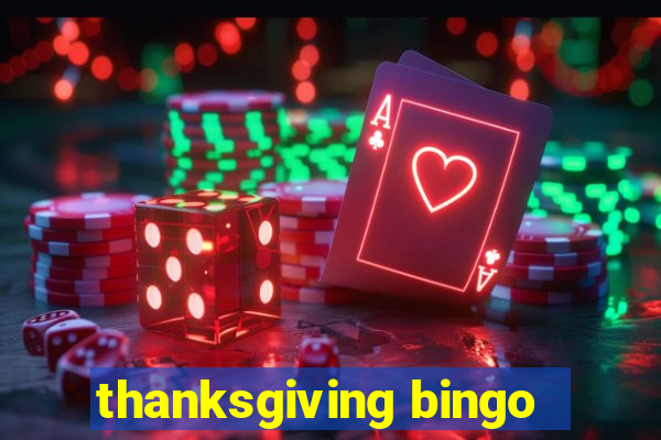 thanksgiving bingo