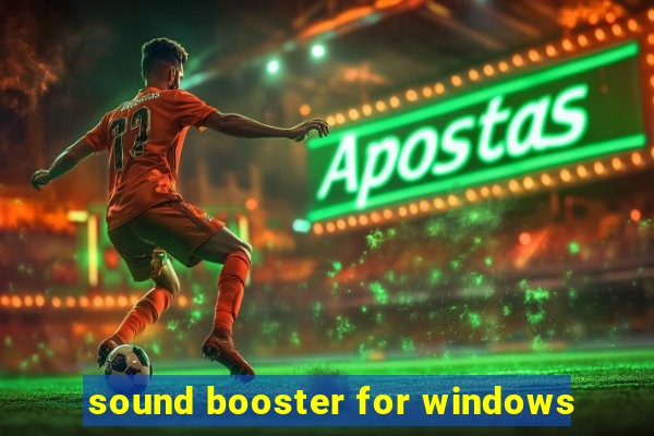 sound booster for windows
