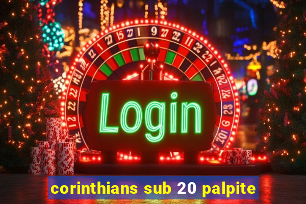 corinthians sub 20 palpite