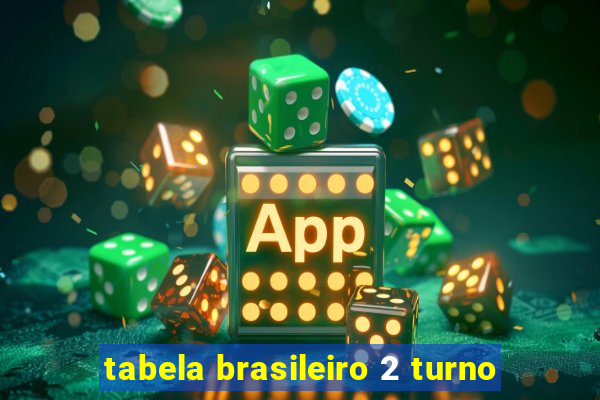 tabela brasileiro 2 turno