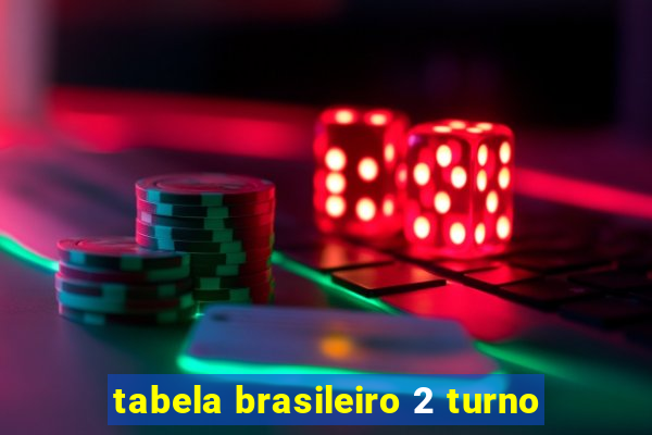 tabela brasileiro 2 turno