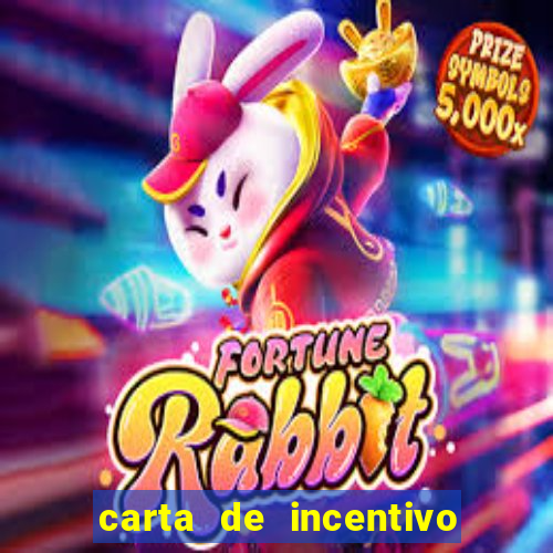 carta de incentivo para alunos