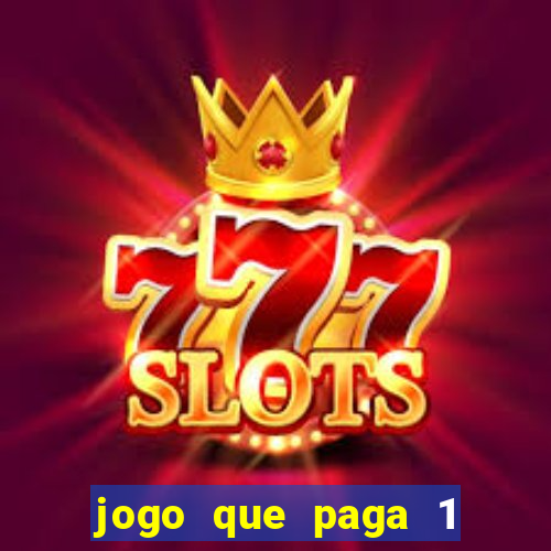 jogo que paga 1 real no pix