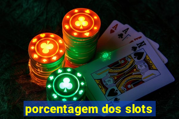 porcentagem dos slots