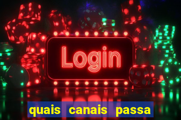 quais canais passa o jogo do inter hoje