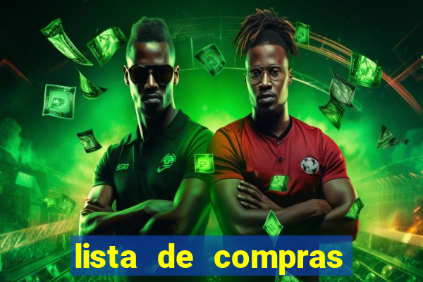 lista de compras supermercado para imprimir